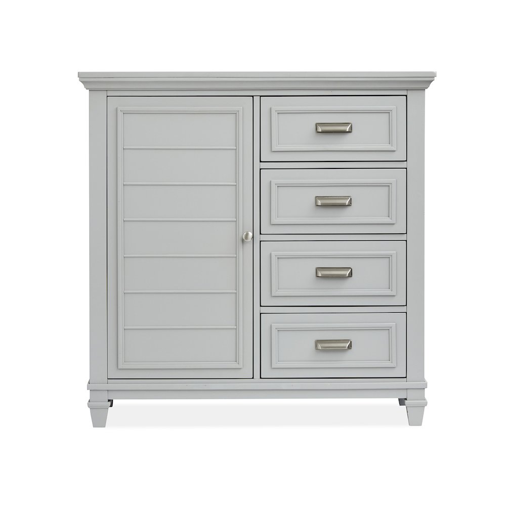 Charleston Harbor Gray Grey Door Chest. Picture 2