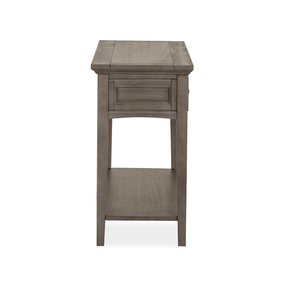 Paxton Place Dovetail Grey Rectangular Sofa Table. Picture 3