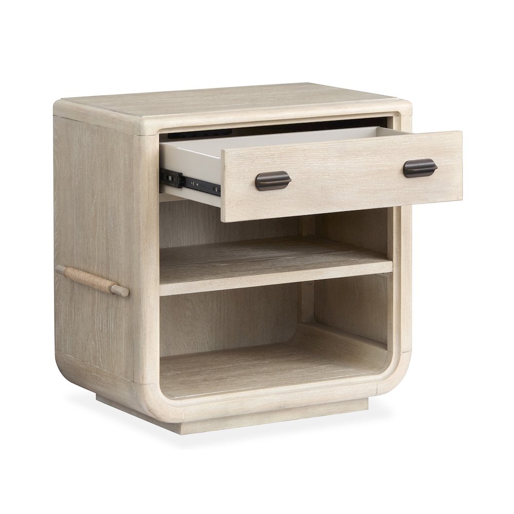 Sunset Cove Sanibel Brown Open Nightstand. Picture 5
