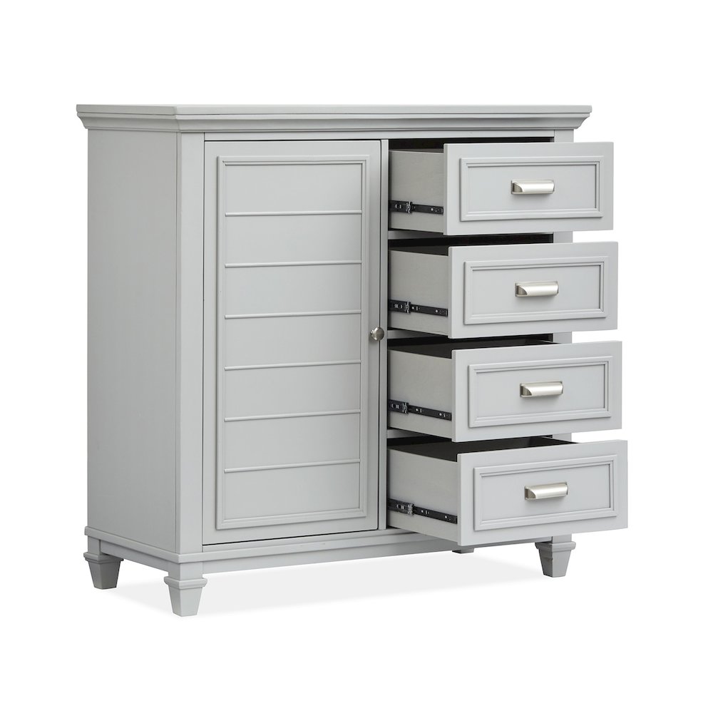 Charleston Harbor Gray Grey Door Chest. Picture 4