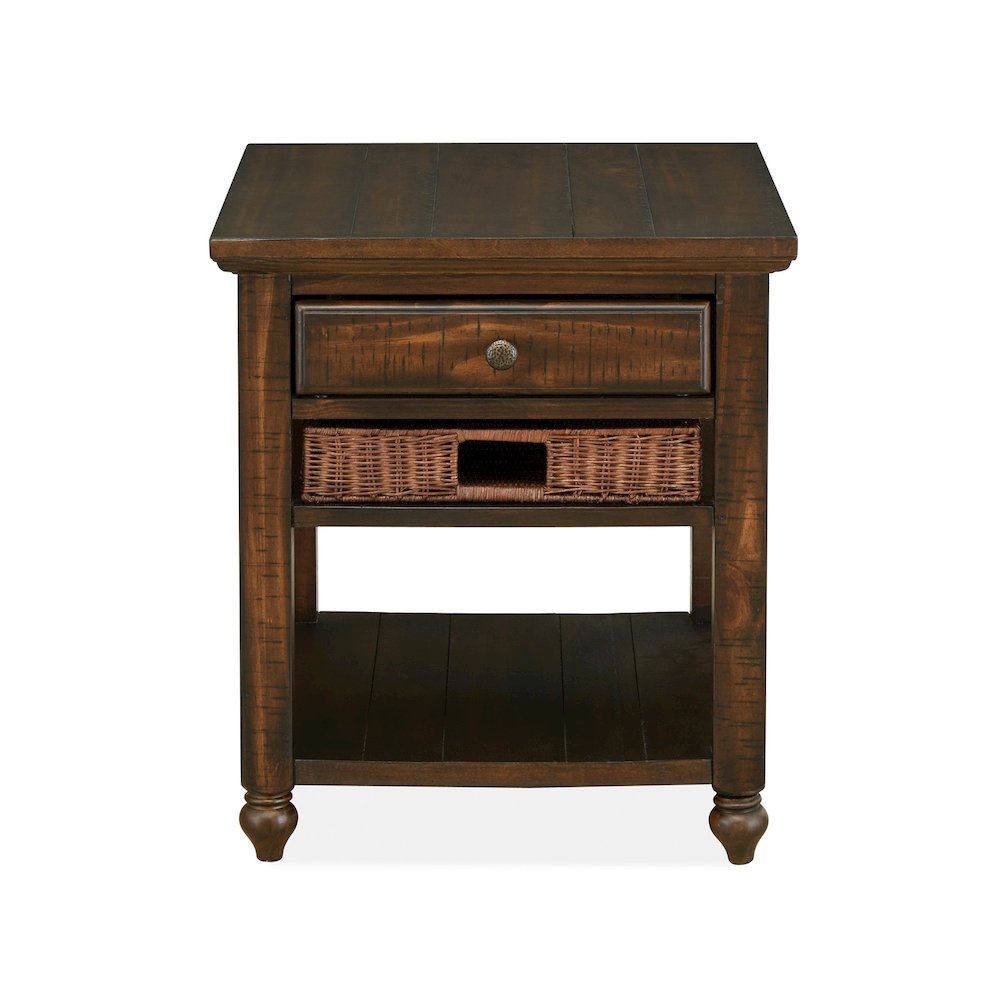 Cottage Lane Coffee Rectangular End Table. Picture 2