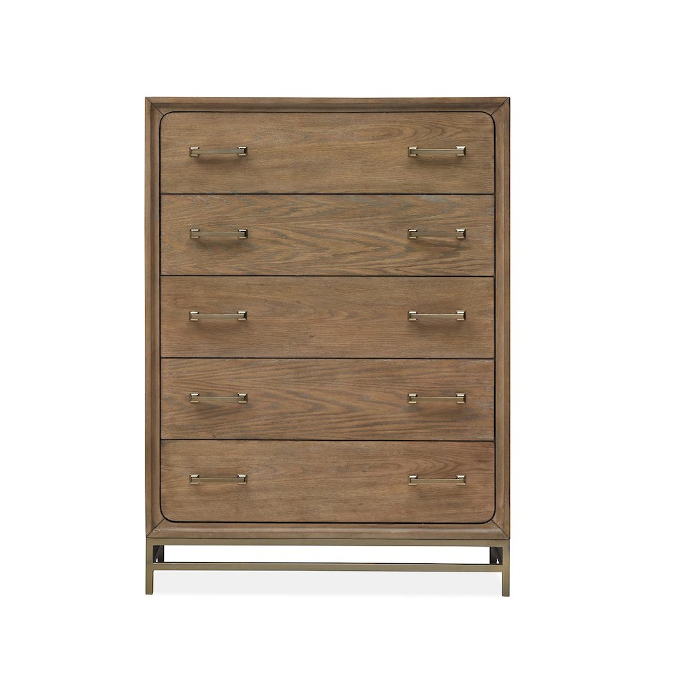 Lindon Belgian Wheat And Coffee Bean Drawer Chest. Picture 2