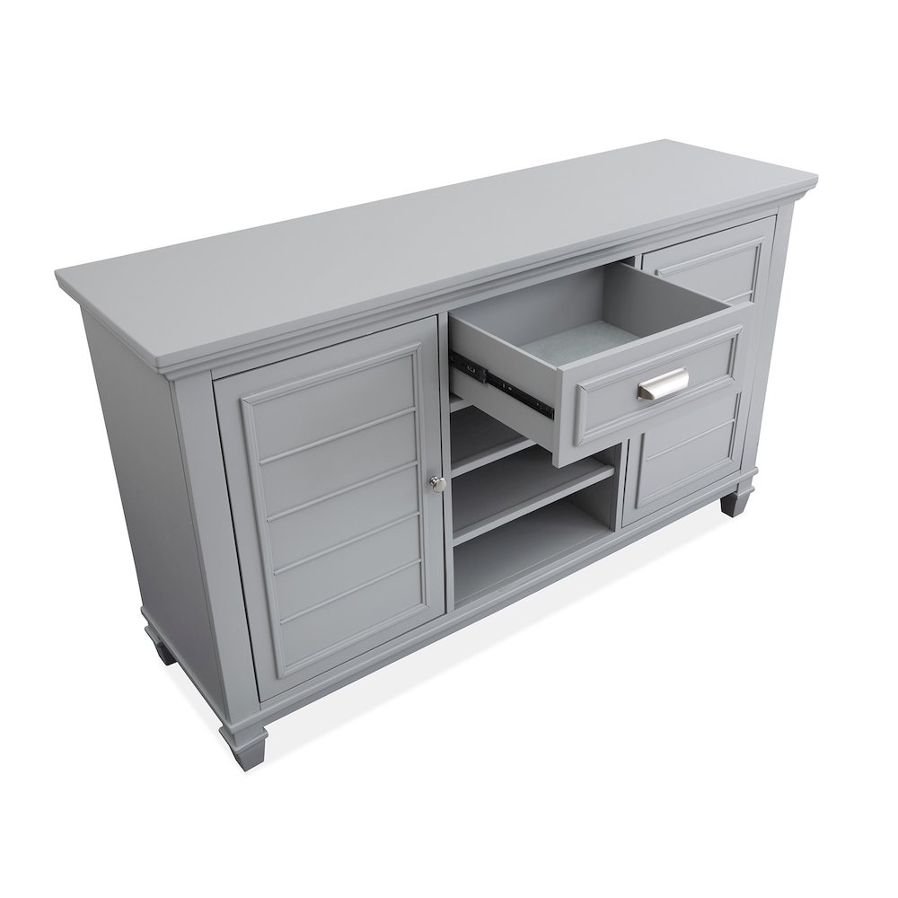 Charleston Harbor Gray Grey Server. Picture 4