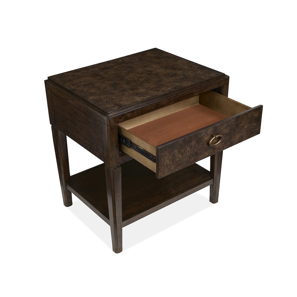 Rowan Espresso Open Nightstand. Picture 6