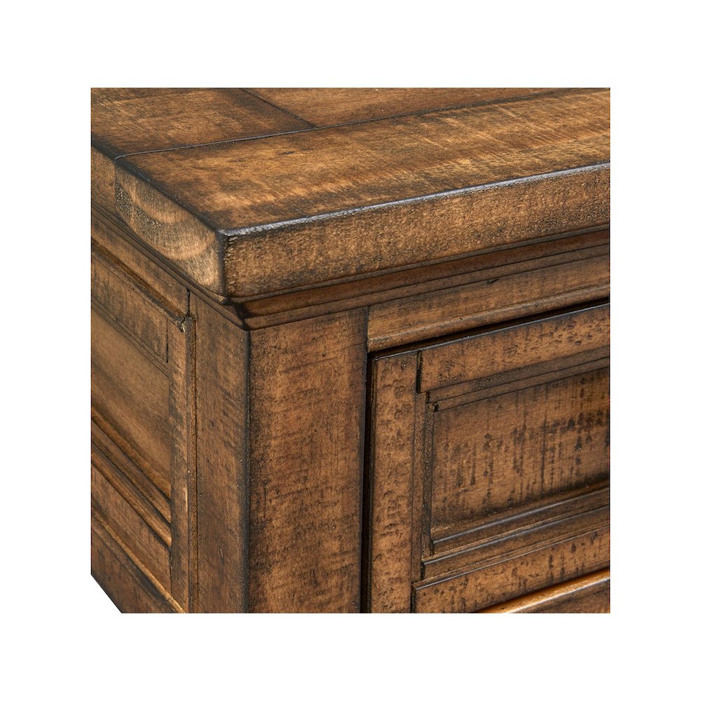 Bay Creek Toasted Nutmeg Rectangular Sofa Table. Picture 9