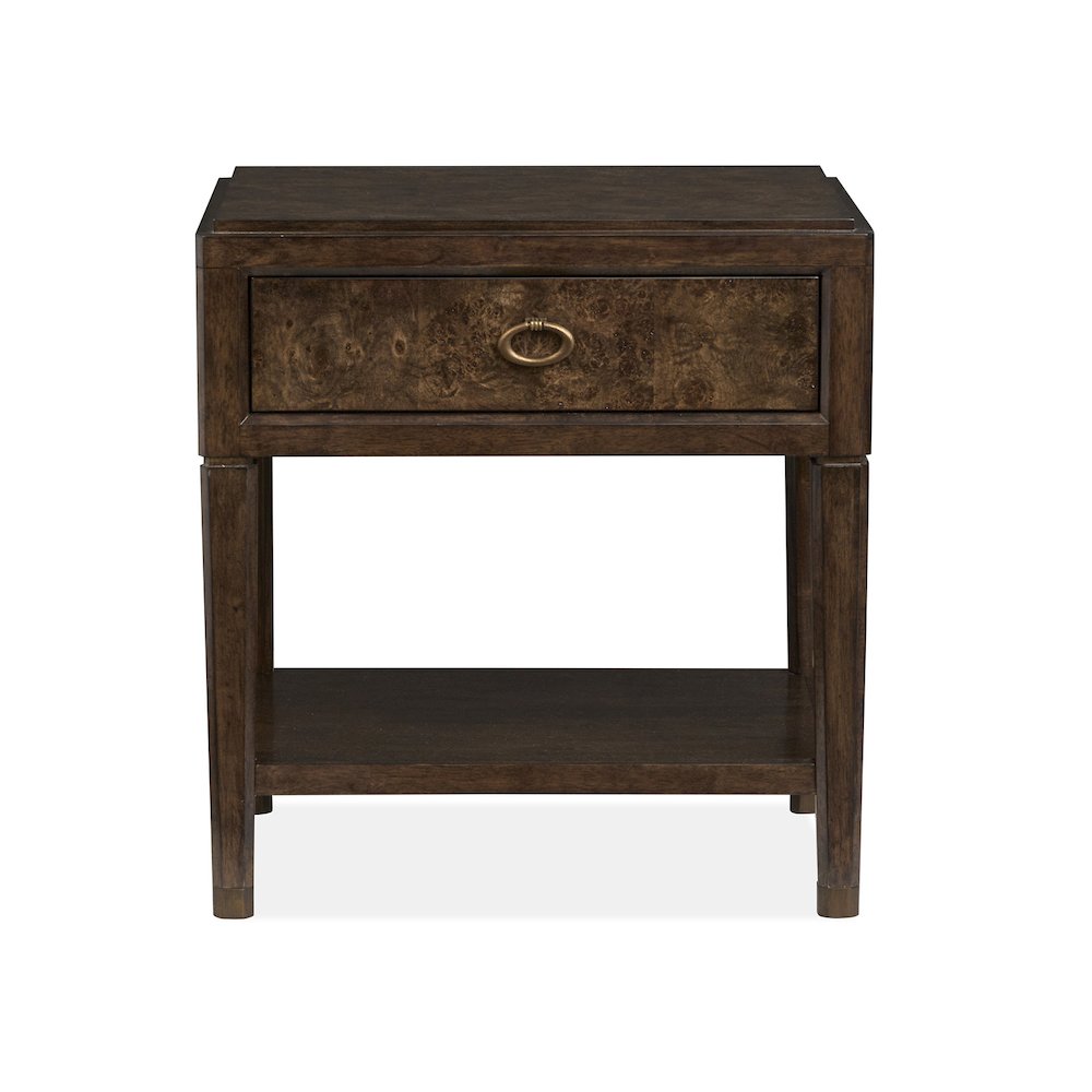Rowan Espresso Open Nightstand. Picture 2