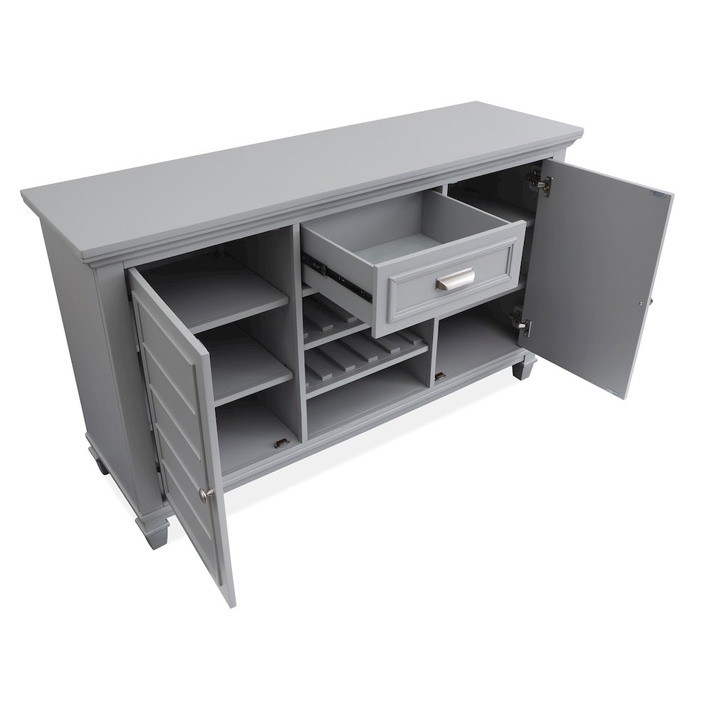 Charleston Harbor Gray Grey Server. Picture 6