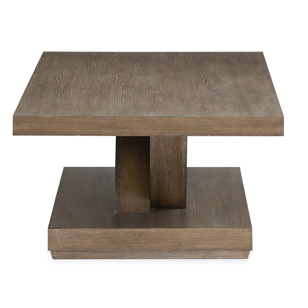 Lansbury Antique Wheat Rectangular Cocktail Table With Casters. Picture 4