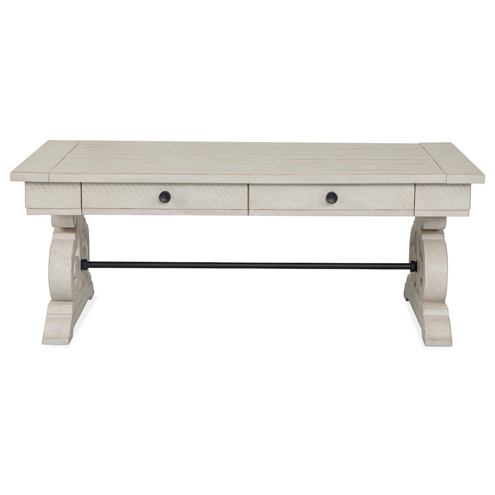 Bronwyn Alabaster Rectangular Cocktail Table. Picture 2