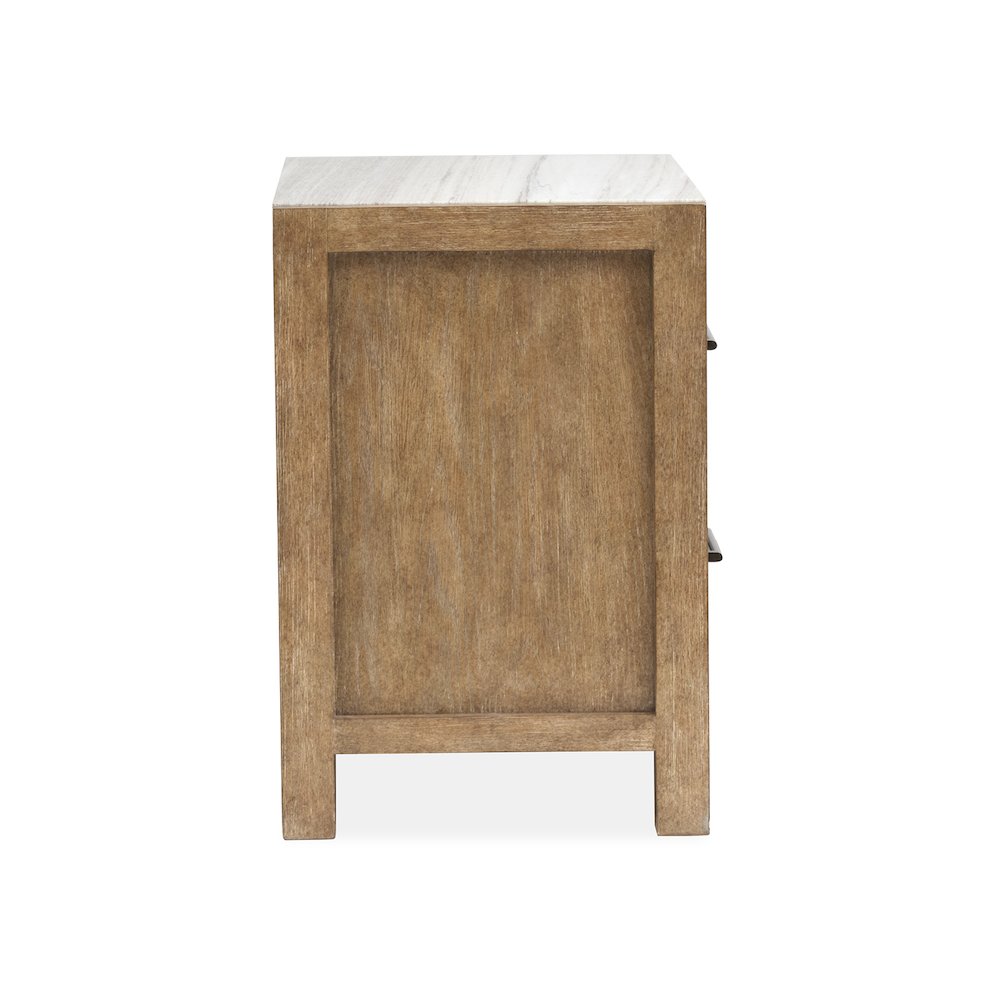 Plum Creek Sierra Brown Drawer Nightstand. Picture 3