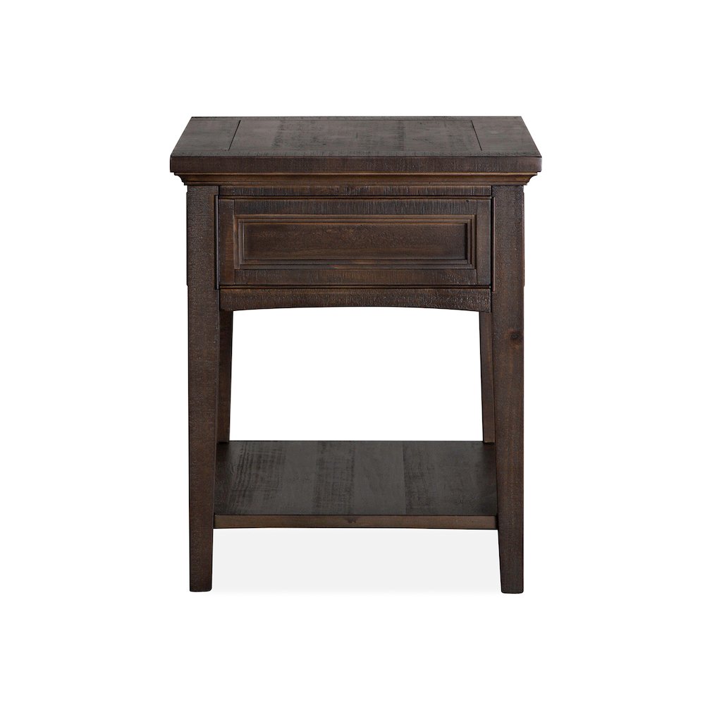 Westley Falls Graphite Rectangular End Table. Picture 4