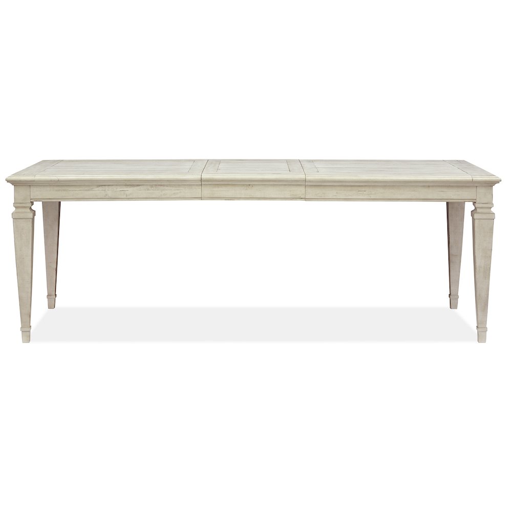Newport Alabaster Extendable Rectangular Dining Table. Picture 4