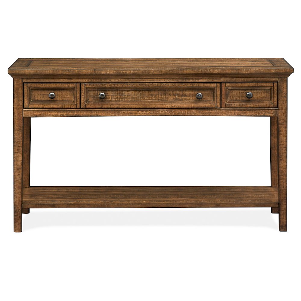 Bay Creek Toasted Nutmeg Rectangular Sofa Table. Picture 2