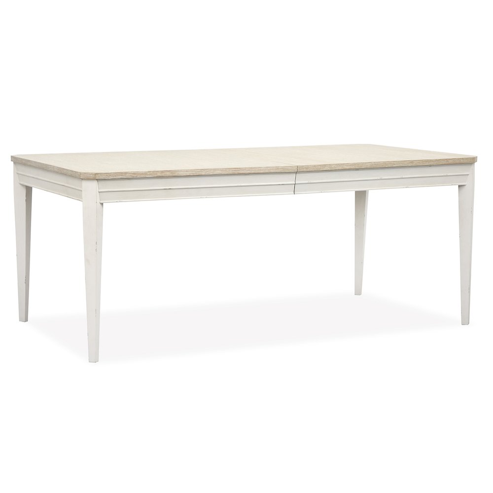 Echo Isles Sea Pearl And Driftwood Extendable Rectangular Dining Table. Picture 1