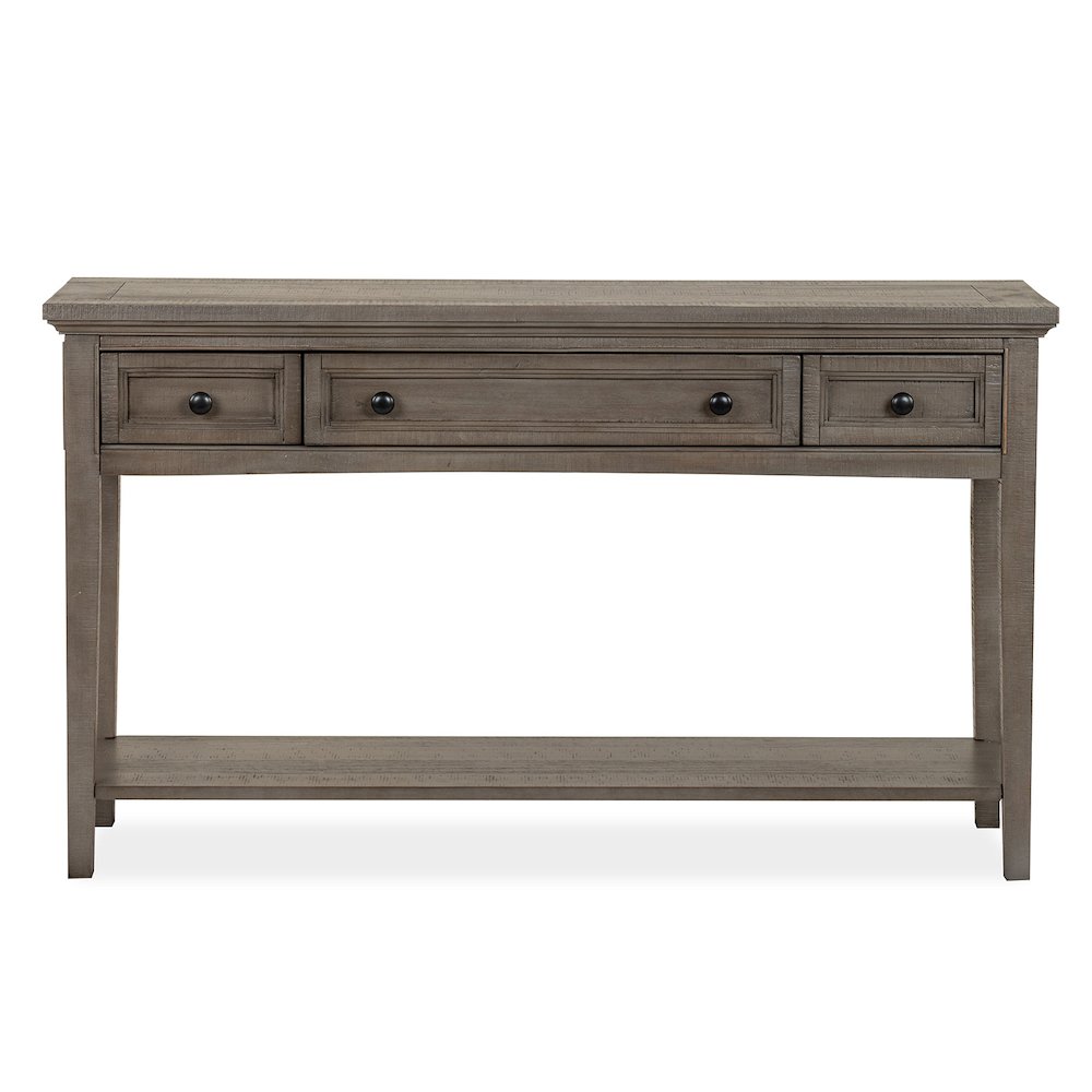 Paxton Place Dovetail Grey Rectangular Sofa Table. Picture 2