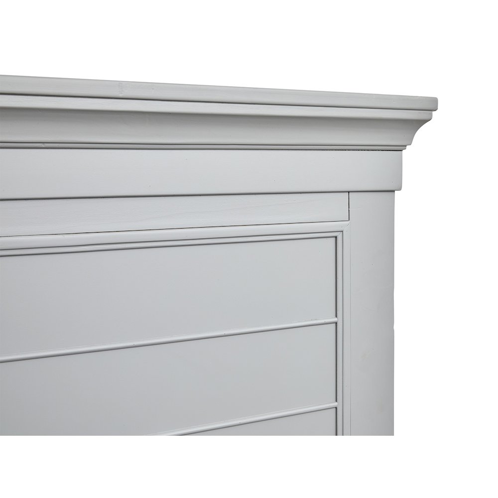 Charleston Harbor Gray Queen Grey Panel Bed. Picture 4