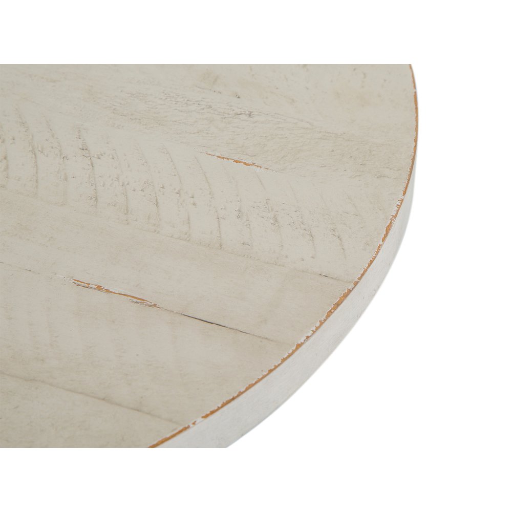 Bronwyn Alabaster Round Accent Table. Picture 5