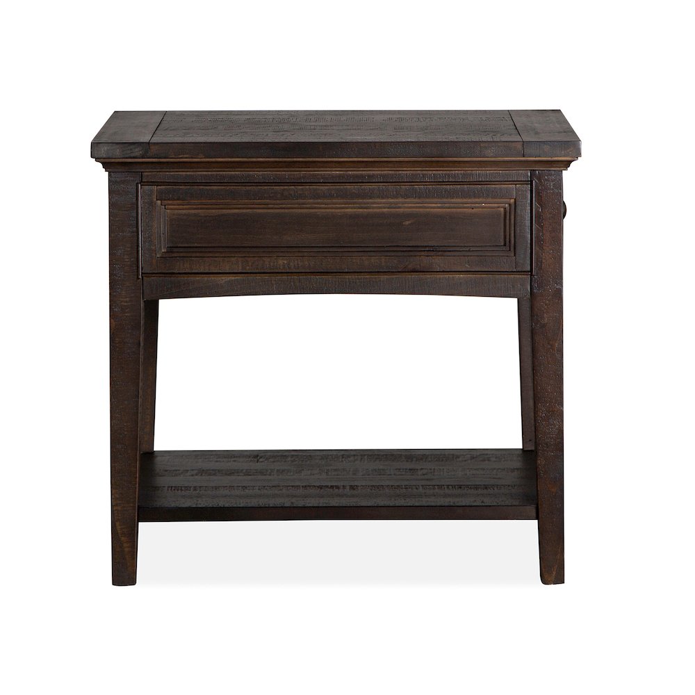 Westley Falls Graphite Rectangular End Table. Picture 3