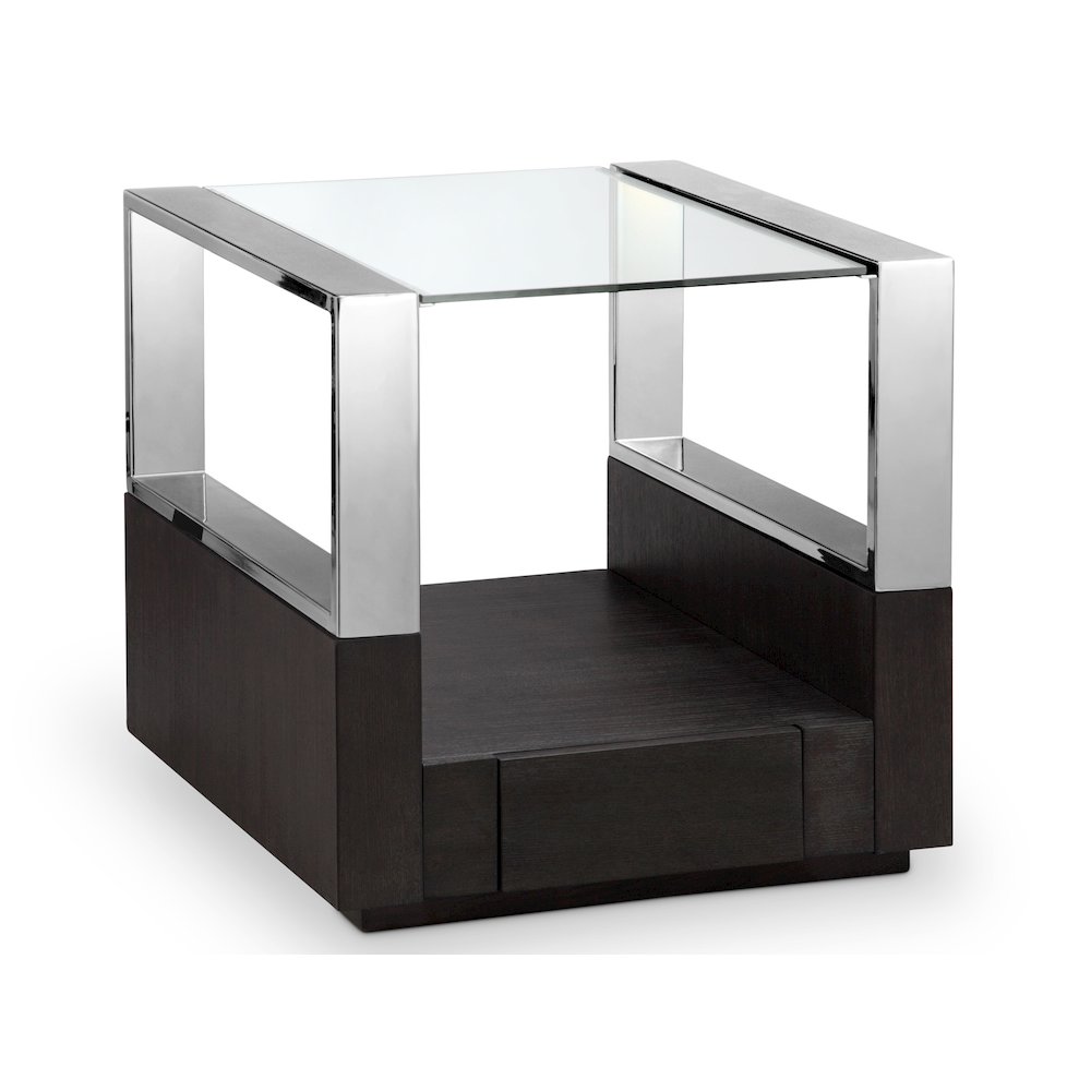 Revere Graphite Rectangular End Table. Picture 1