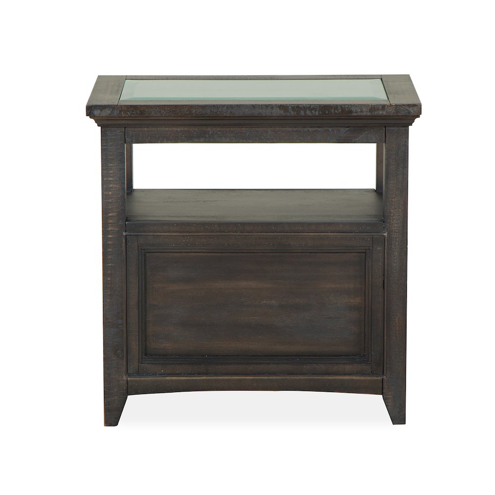Westley Falls Graphite Chairside End Table. Picture 3