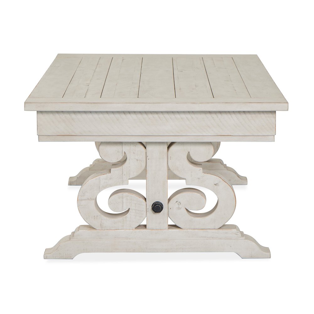 Bronwyn Alabaster Rectangular Cocktail Table. Picture 3