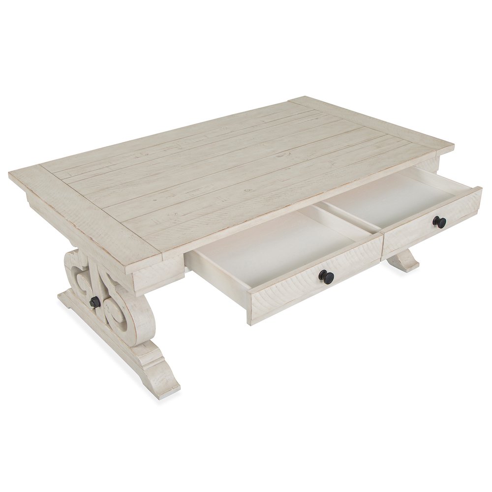 Bronwyn Alabaster Rectangular Cocktail Table. Picture 5