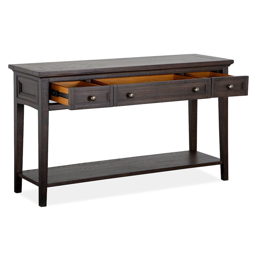 Westley Falls Graphite Rectangular Sofa Table. Picture 5