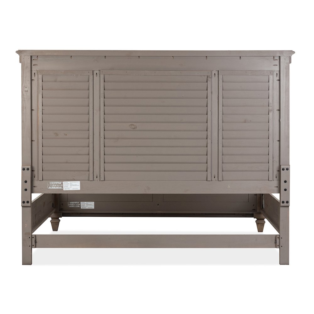 Lancaster Dovetail Grey King Shutter Panel Bed. Picture 4