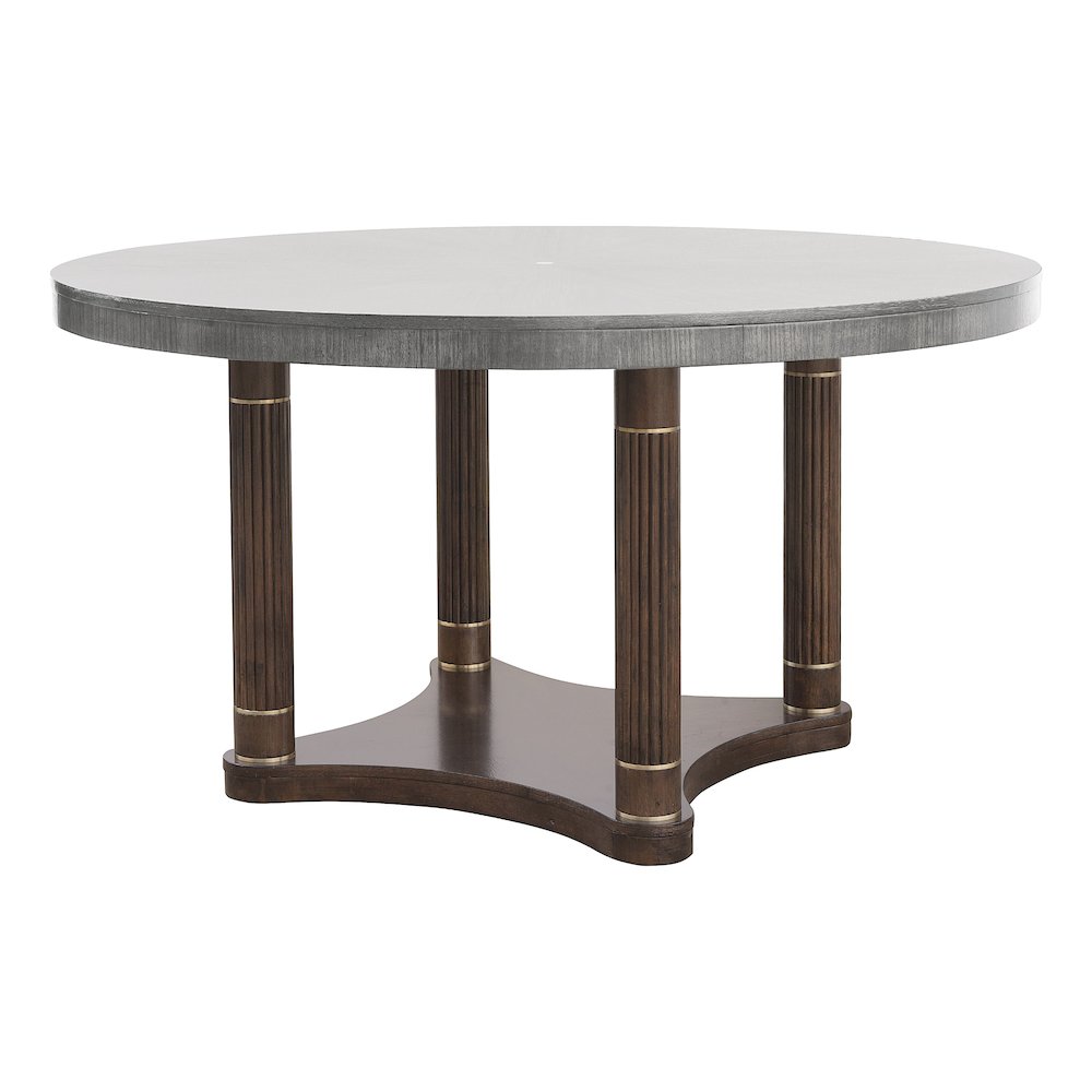 Pulaski Asher Park Piano Brown Round Dining Table Base. Picture 1