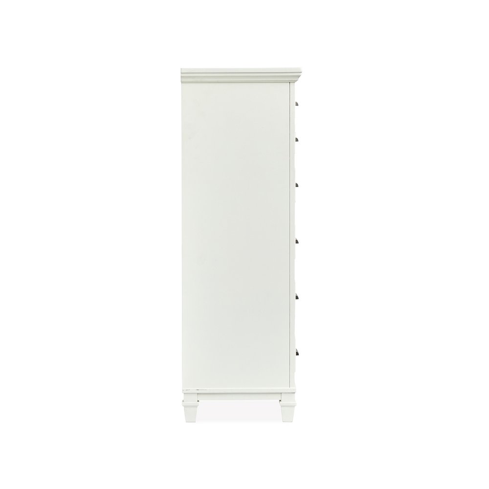 Charleston White Dove White Drawer Chest. Picture 3
