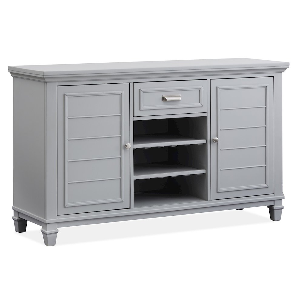 Charleston Harbor Gray Grey Server. Picture 1