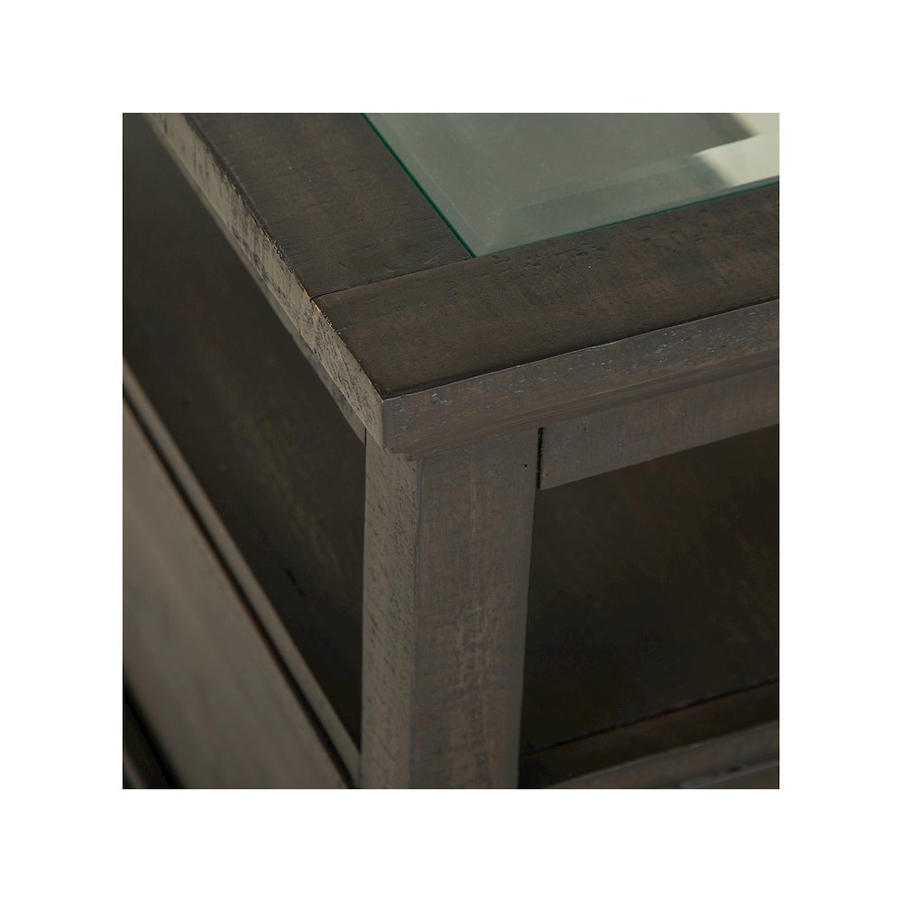 Westley Falls Graphite Chairside End Table. Picture 8