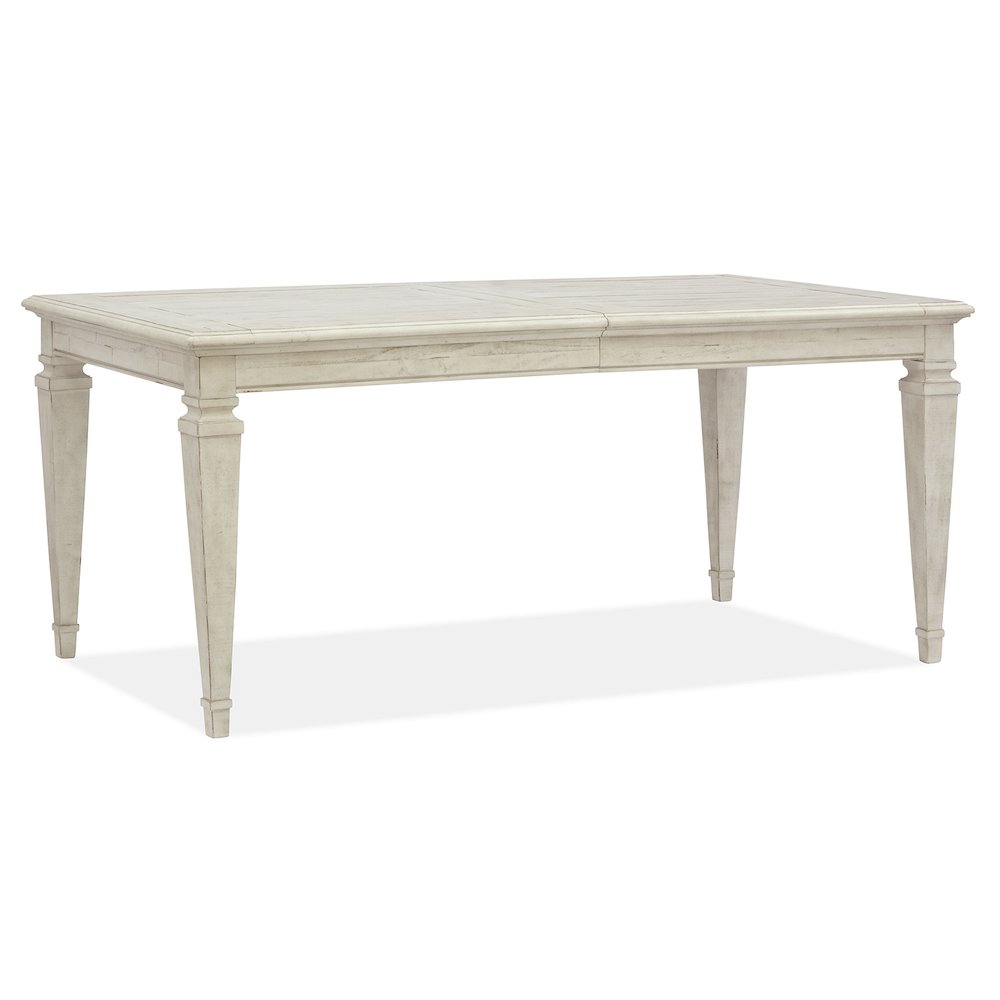 Newport Alabaster Extendable Rectangular Dining Table. Picture 1