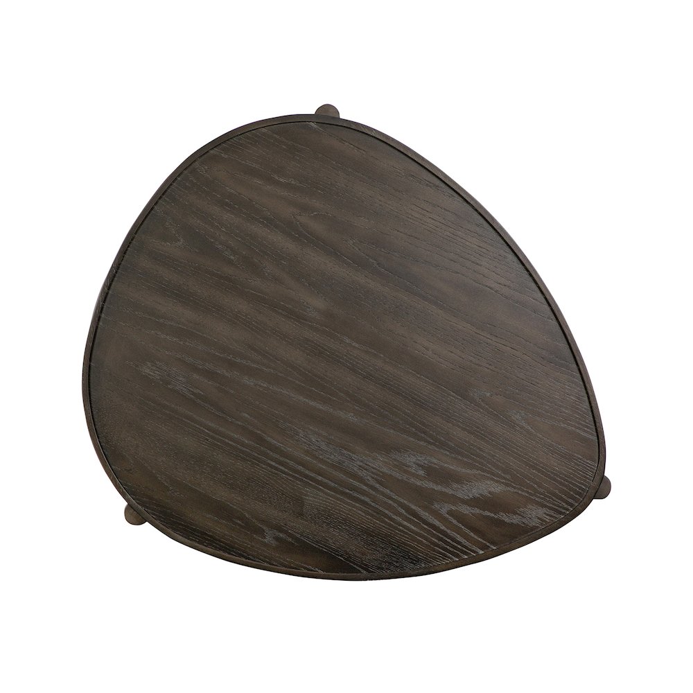 Hadleigh Black Coffee Bean Shaped Nesting Cocktail Table. Picture 6
