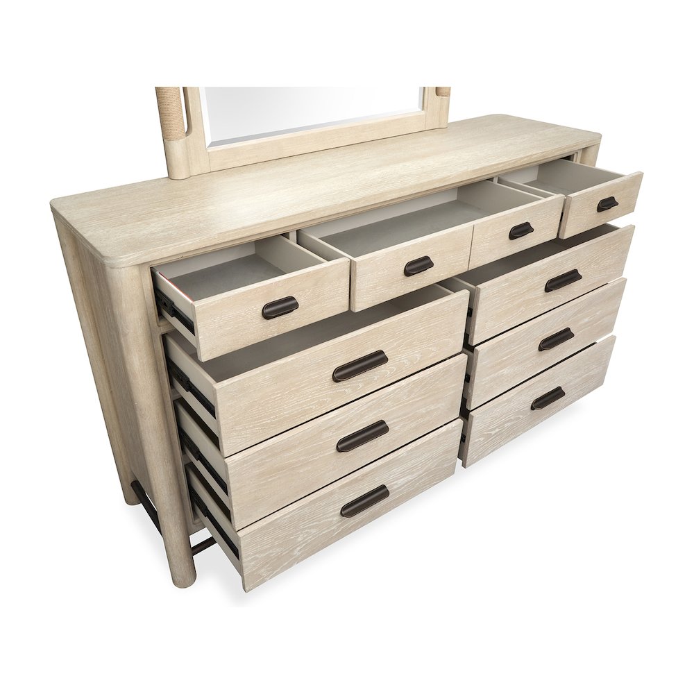 Sunset Cove Sanibel Brown Drawer Dresser. Picture 2