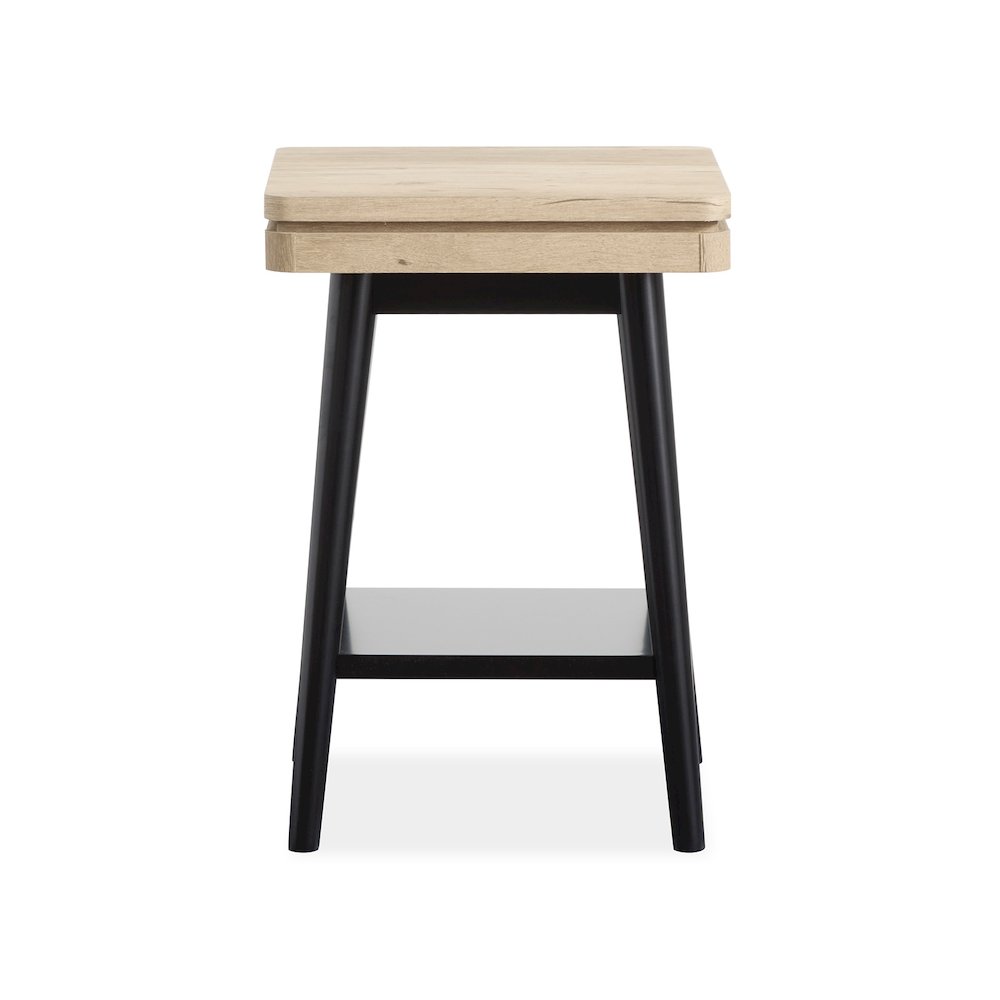 Fletcher Driftwood Square Accent Table. Picture 3