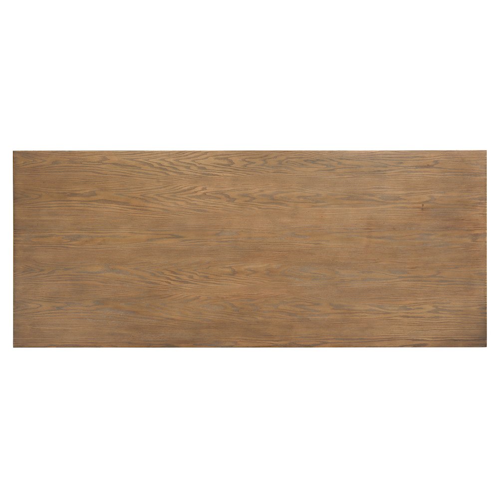 Lindon Belgian Wheat Trestle Dining Table. Picture 4