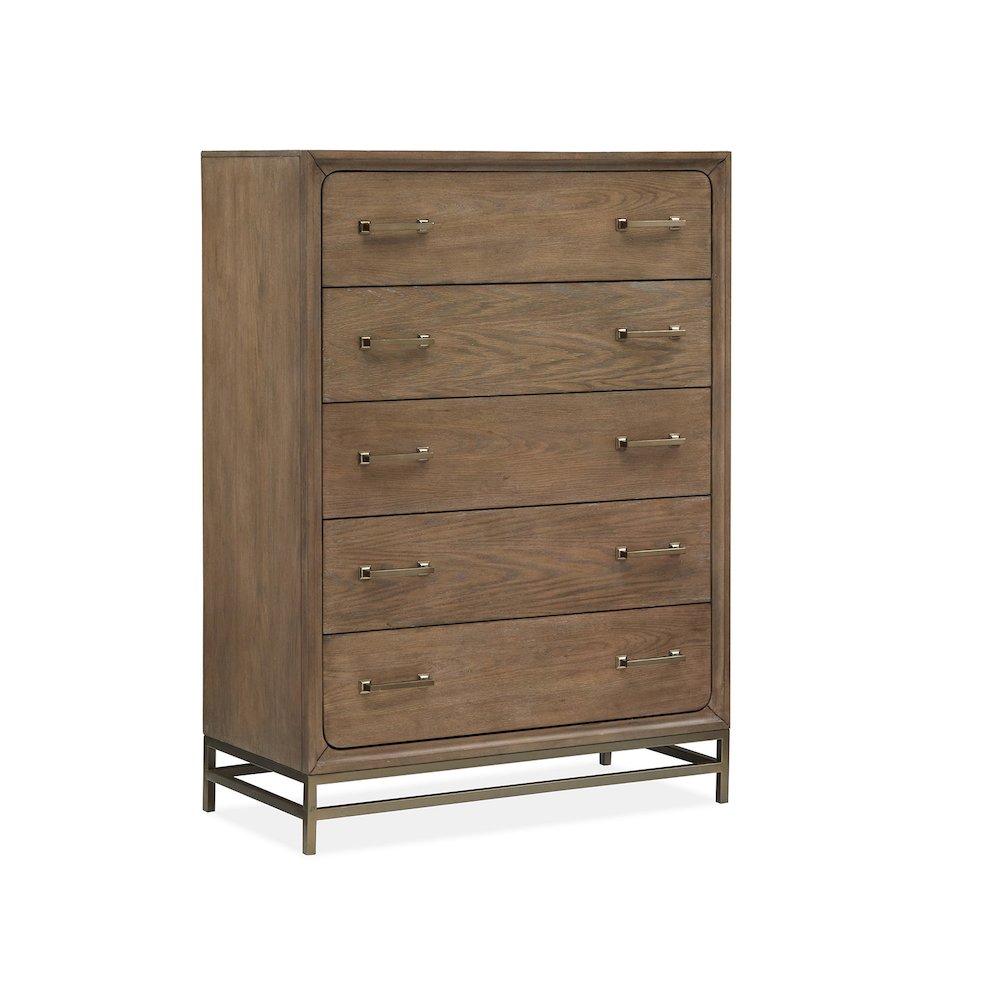 Lindon Belgian Wheat And Coffee Bean Drawer Chest. Picture 1
