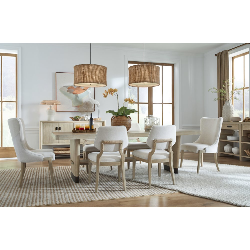 Sunset Cove Sanibel Brown Trestle Dining Table. Picture 10