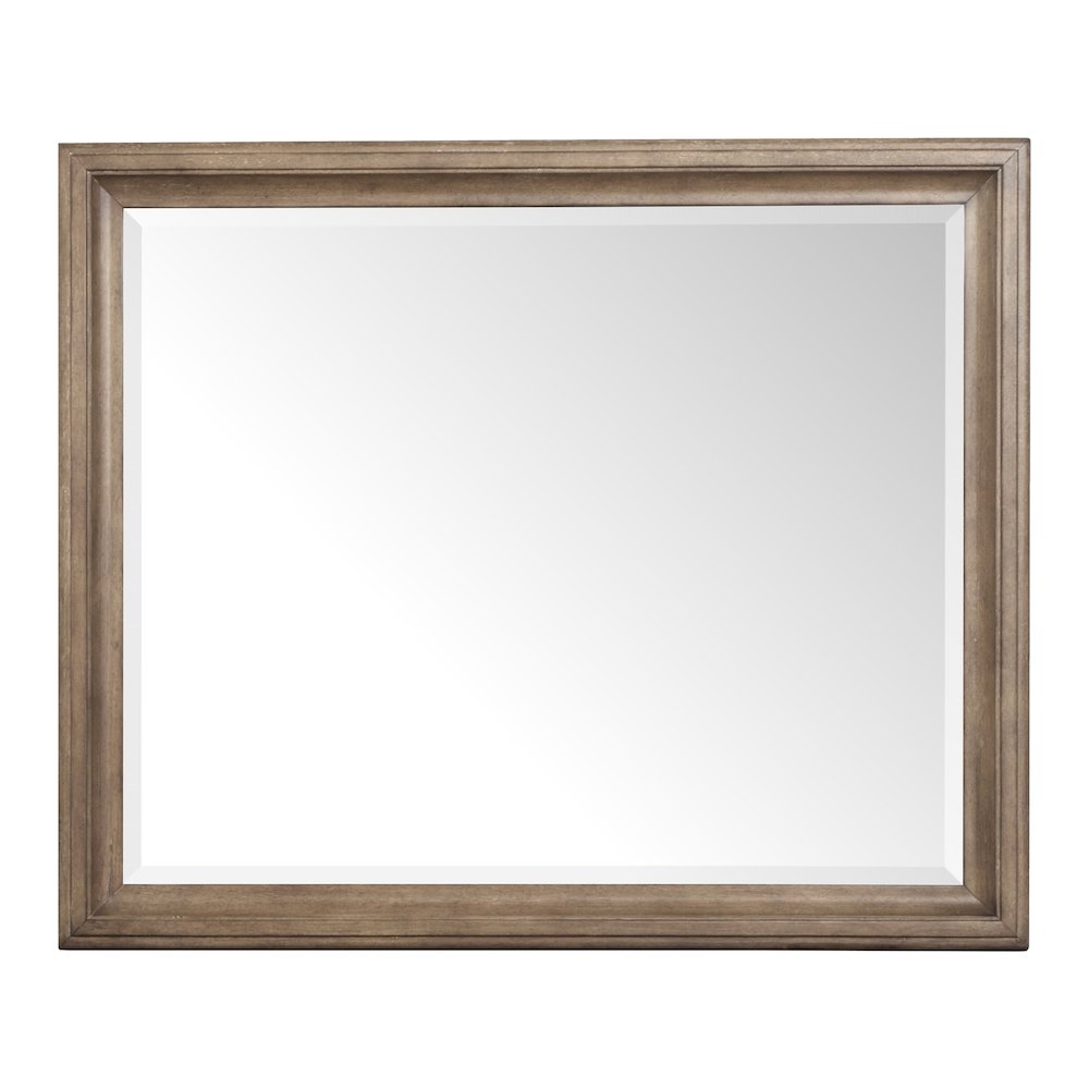 Adler Court Florentine Walnut Drawer Dresser With Landscape Mirror. Picture 7