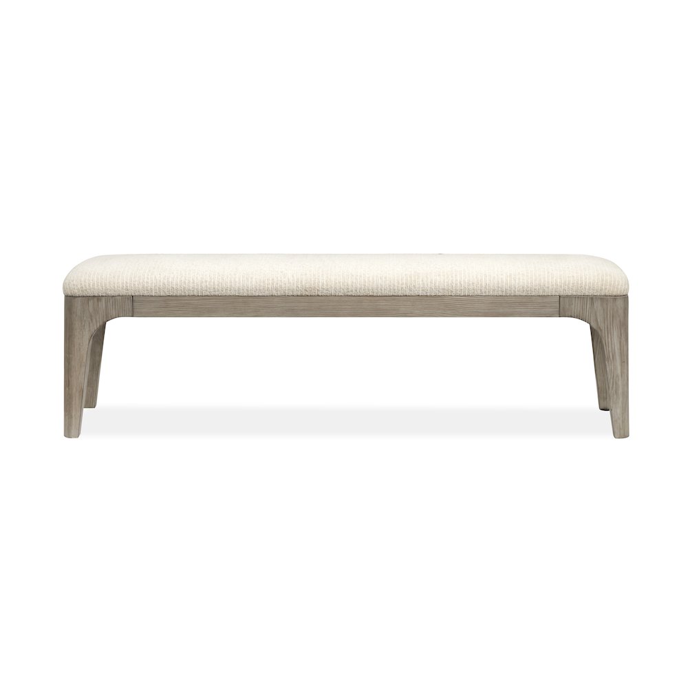 Braelyn Dorian Grey Long Bench. Picture 2
