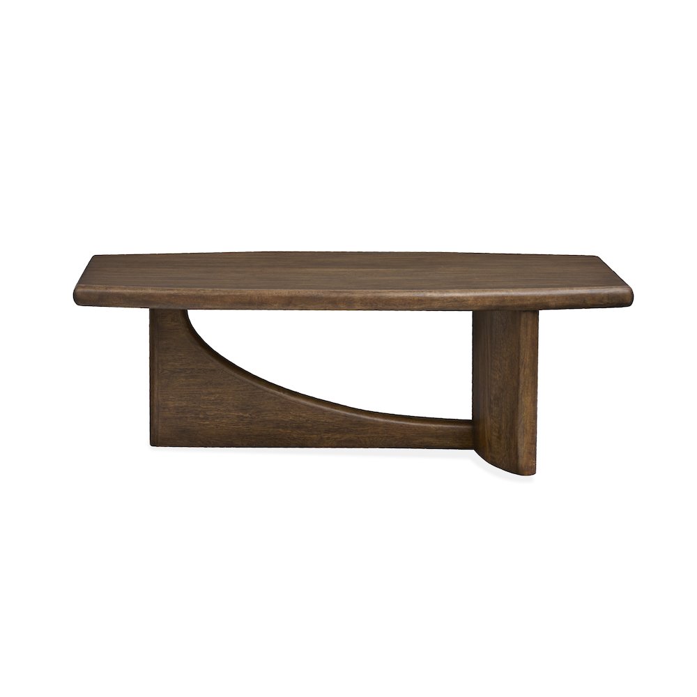Phoebe Sienna Brown Rectangular Cocktail Table. Picture 4
