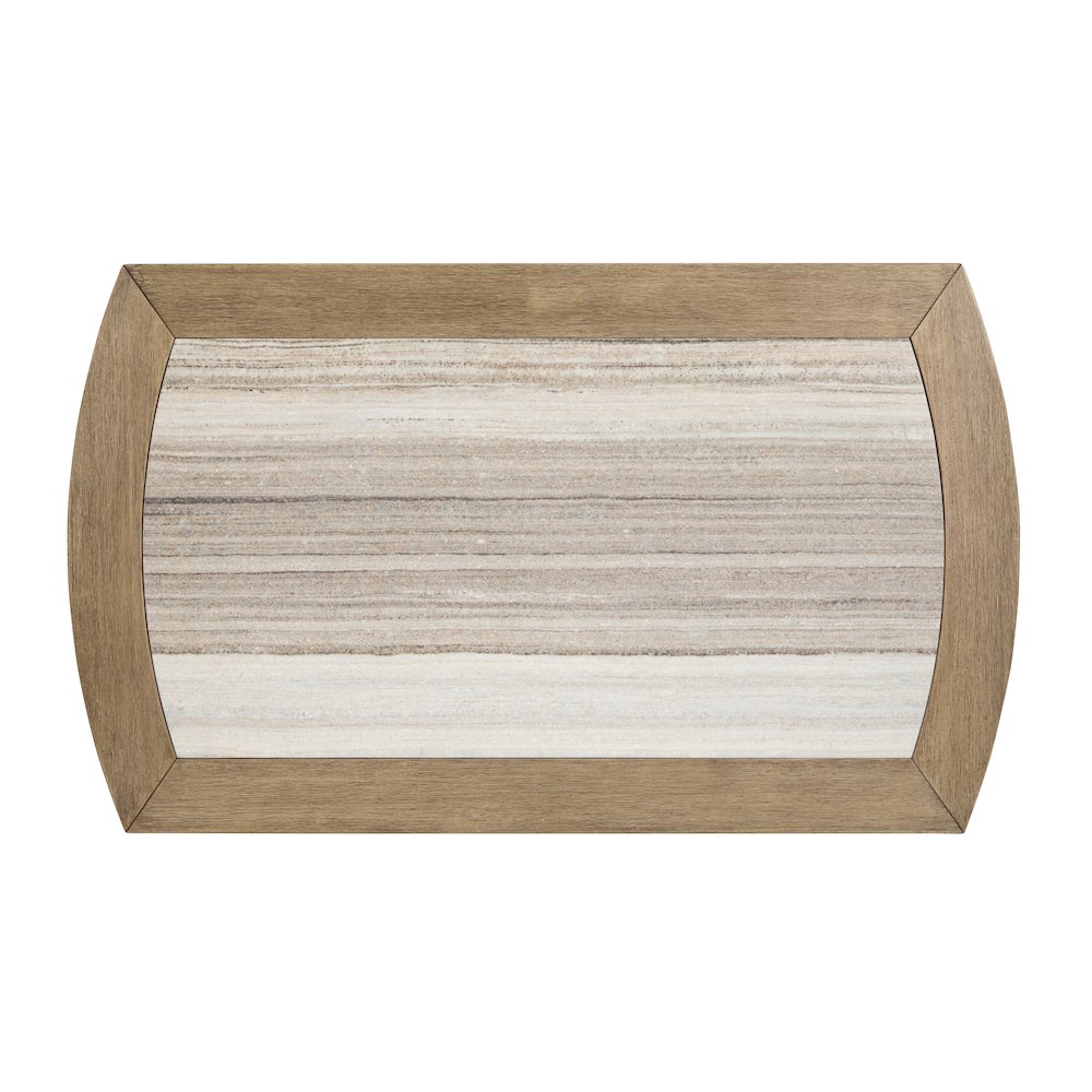 Bradford Riverbed Beige Rectangular Cocktail Table. Picture 5