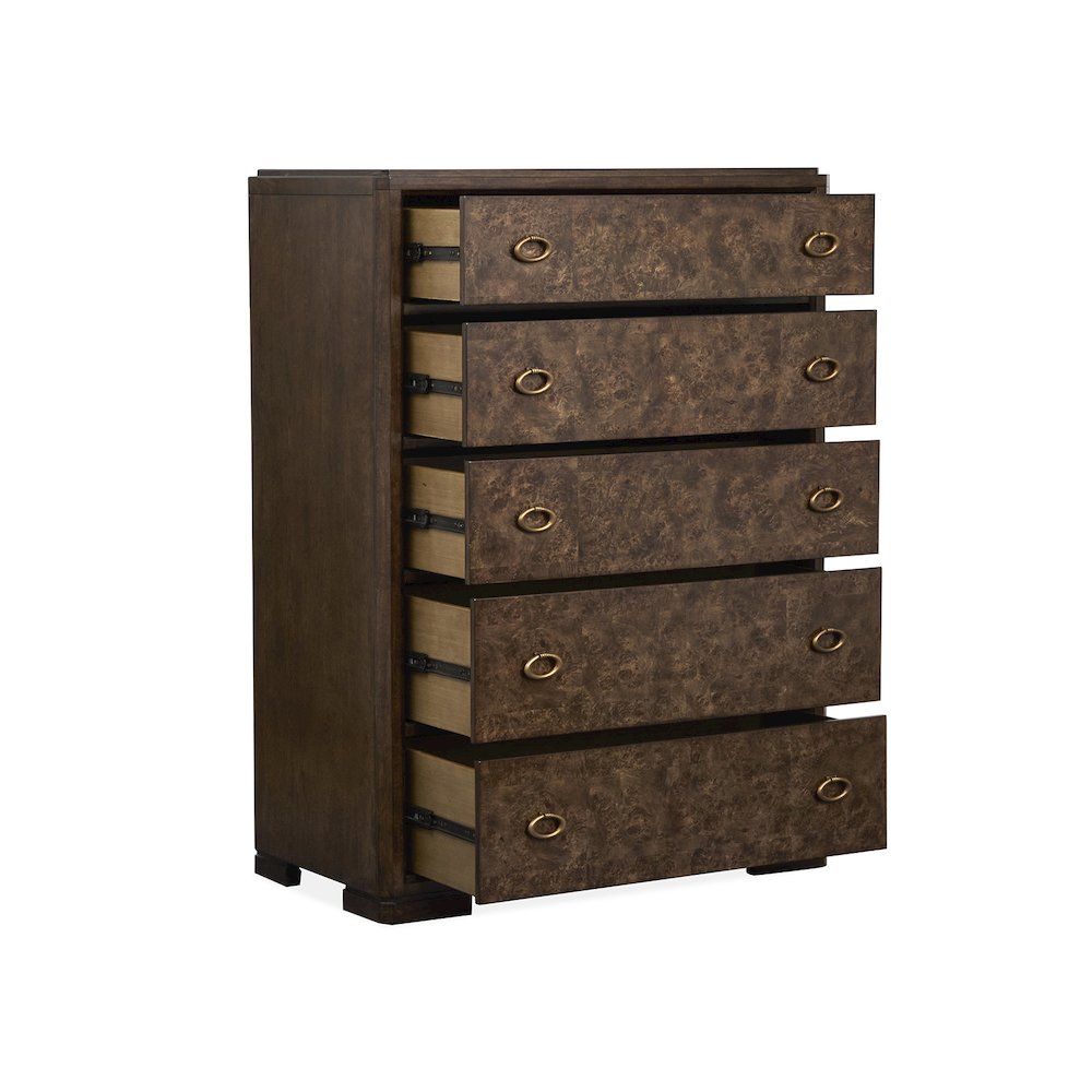 Rowan Espresso Drawer Chest. Picture 4