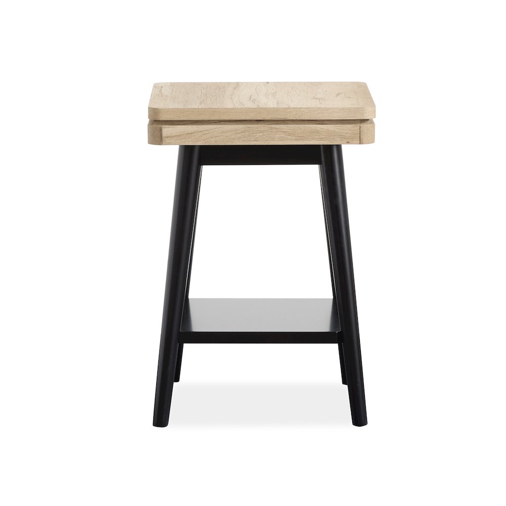 Fletcher Driftwood Square Accent Table. Picture 4