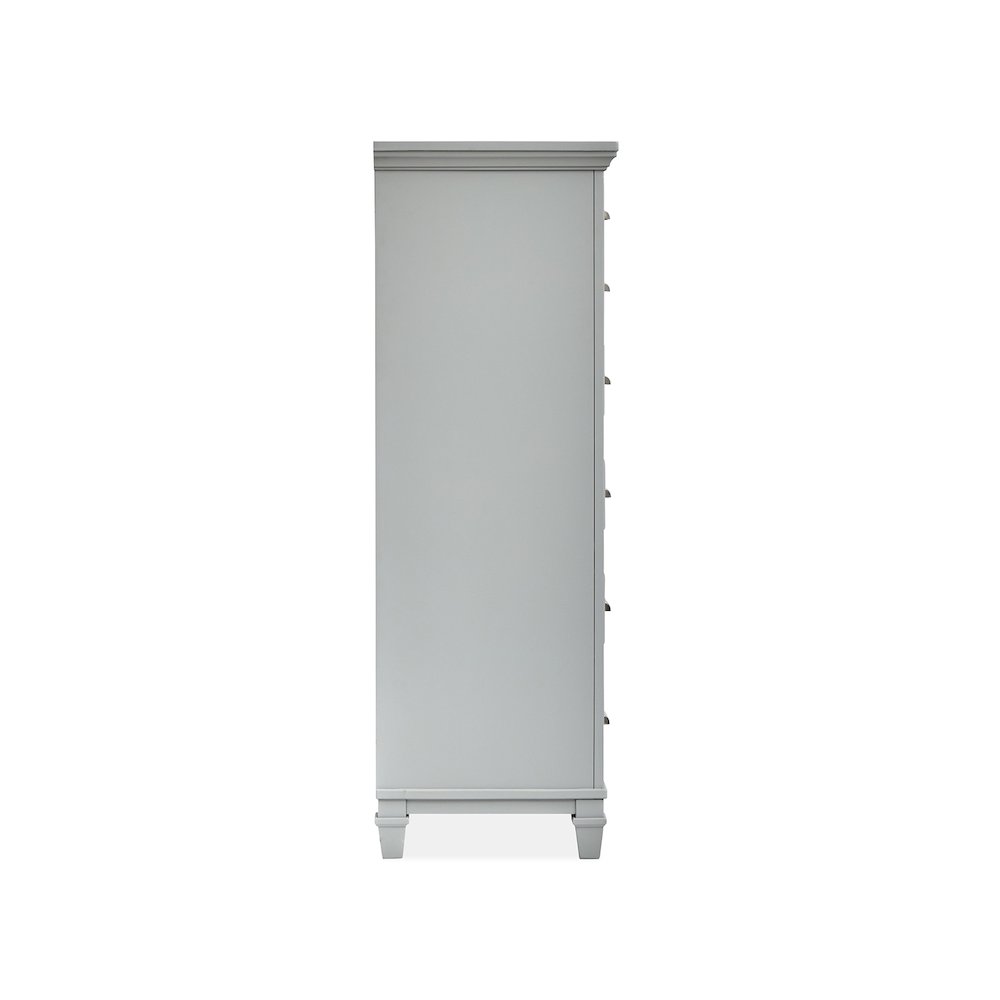 Charleston Harbor Gray Grey Drawer Chest. Picture 3