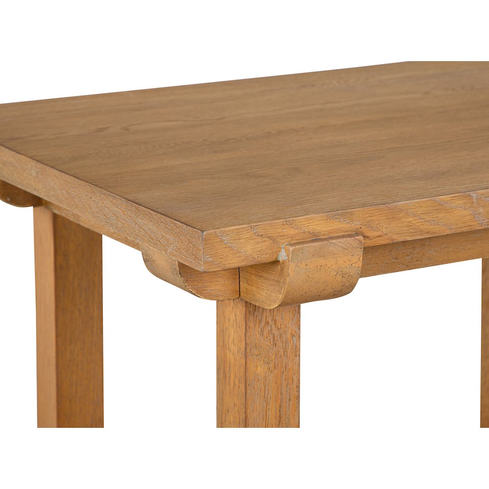 Lindon Belgian Wheat Rectangular End Table. Picture 6