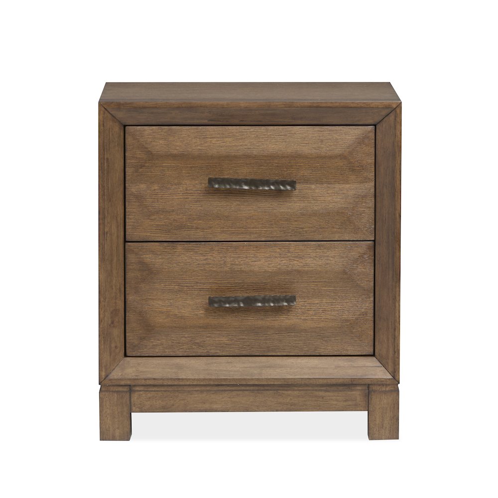 Callisto Bourbon Brown Drawer Nightstand. Picture 2