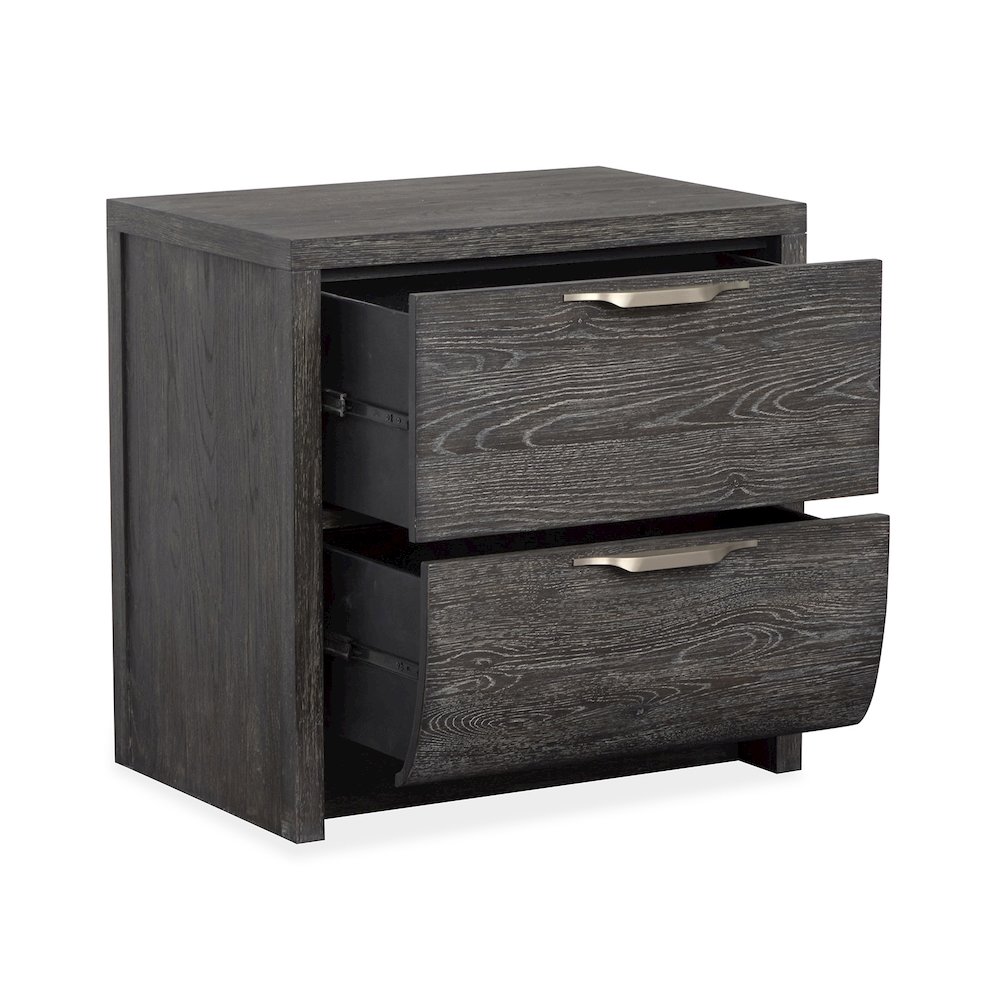 Kinsley Black Heron Drawer Nightstand. Picture 5
