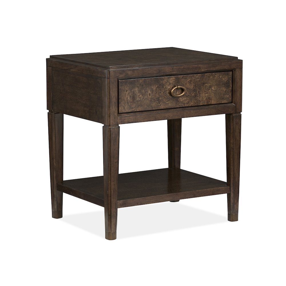 Rowan Espresso Open Nightstand. Picture 1